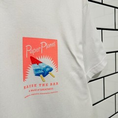 PAPER PLANES AMERICANA PLANE POPS TEE WHITE