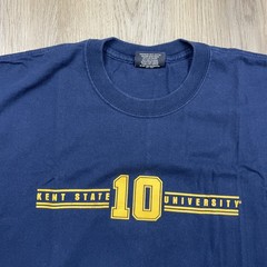 Kent State University Shirt Mens XL Blue MV Sport 10 Graphic College Tee T-Shirt