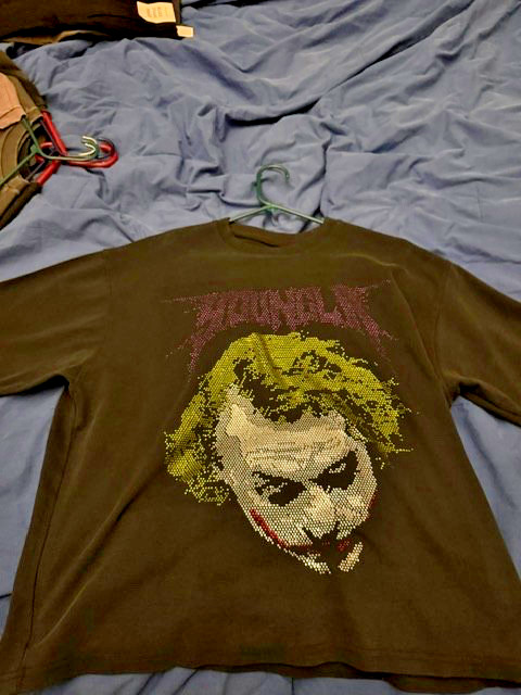Young LA 2 Joker Shirt Bundle (RhineStoned and Regular) – Size M
