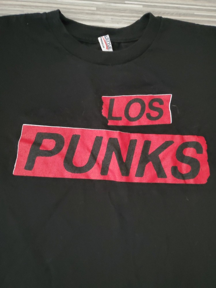 VANS Los Punks Documentary MENS TEE T-SHIRT JERSEY SHIRT Small Skate Punk Y2K S