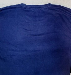 Mens AND1 Graffiti AOP Blue White LS Stretch Polyester Basketball Shirt S Small