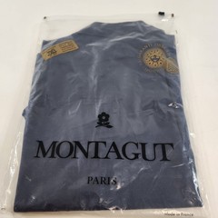 Vintage Montagut Raymond Mens Shirt Marine Blue Size 3 Polyamide BRAND NEW