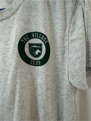 Next Level Apparel Heather Gray Short Sleeve Tee with Left Chest Logo