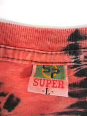 Vintage Y2K Thailand T-Shirt SLIM LRG Elephant AOP Graphic Tie Dye WILD!