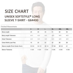 Gildan Unisex Softstyle Long Sleeve T-Shirt Modern Classic fit Crewneck Tee
