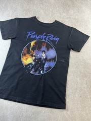 Prince Purple Rain Graphic T-Shirt The Prince Estate Official Licensed XS Black