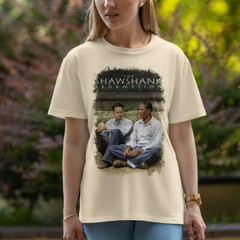 The Shawshank Redemption (1994) Movie Poster Inspired T-Shirt Retro 90s Tee