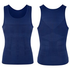 US Men Slimming Body Shaper Shirt Full Waist trainer Shapewear Corsets Gym Vest