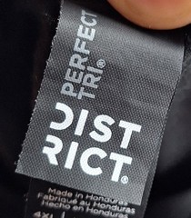 Black Graphic Short Sleeve T-shirt District Perfect Tri 4XL