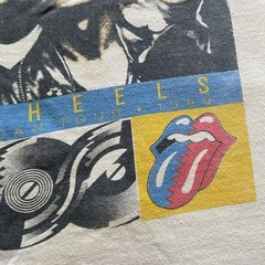 Rolling Stones Steel Wheels 1989 Shea Stadium Concert T Shirt Single Stitch USA