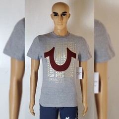 TRUE RELIGION LOUNGEWEAR GRAPHIC TSHIRT MEN’S LARGE SHOEHORSE LOGO PRINT SIZE S