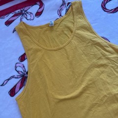 Men’s Los Angeles apparel yellow muscle tank top M
