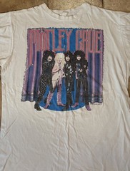 true vintage 80s MOTLEY CRUE theatre of pain ROCK TOUR T SHIRT soft ULTRA RARE