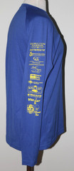 Men’s LS Shirt Shirt -Porsche Club of Naples – Gulf Coast Sailing – Blue Size XL