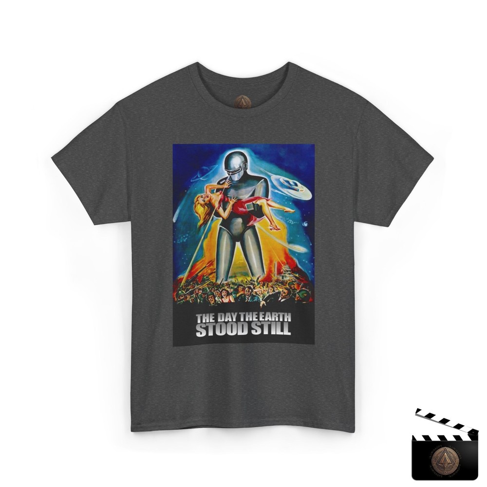 The Day The Earth Stood Still T-Shirt, Retro Sci-Fi Movie Tee, Gort Robot Shirt