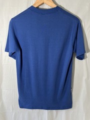 VINTAGE JERZEES 1980S CLUB GIRLS BUTTERFLY SINGLE STITCH BLUE SHIRT SZ M USED!