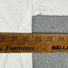 Vintage Stedman Hanes T-Shirt Mens Large White Royal Carribean Single Stitch USA