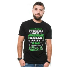 Cerebral Palsy Dad T-Shirt Cerebral Palsy Tee Cerebral Palsy Awareness Tee