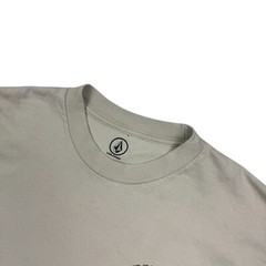 Volcom Stone Men’s Graphic T-Shirt “True To This” Y2K Beige Size M Cotton