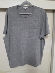 JAMES PERSE Standard Light Heather Gray Pocket Short Sleeve Tshirt 4 Made JAPAN