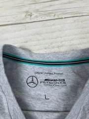 Mercedes Benz AMG Petronas Formula One Team Big Logo T Shirt Men Size L Gray