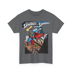 Cyborg Superman Vs Superboy T-Shirt – Tom Grummett Art – DC Comics