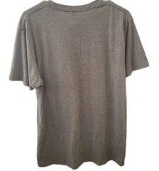 California Republic Men’s Large T- Shirt Gray With State Bear Poly Cotton Rayon