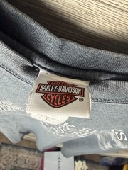 Harley Davidson Mens XL Gray Sleeveless T Shirt Work Sucks Lets Ride Biker Tee