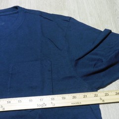 JOHNNIE-O Mens L LARGE T SHIRT WAVE RIDER NAVY BLUE DALE 2.0 GOLF SANTA MONICA