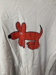 Hanes T-Shirt Men’s XL? 48″ Chest White Graphic 100% Cotton Classic Heavyweight