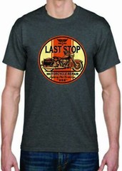 Adult DryBlend® T-Shirt – ( LAST STOP – BIKER / CHOPPER)
