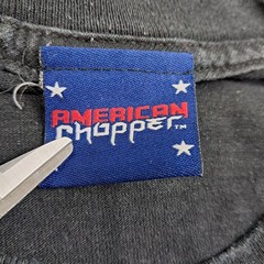 American Chopper T Shirt L Men’s Black Cotton Vintage Biker Retro Graphic Summer