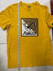 International Male Summer Men’s Yellow Fearless Bear Crew-neck T-shirt size L