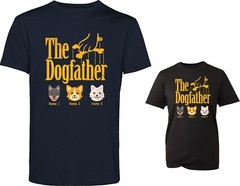 Personalised Dog Father TSHIRT,Customise your dog name tshirt,Dog Father T-shirt