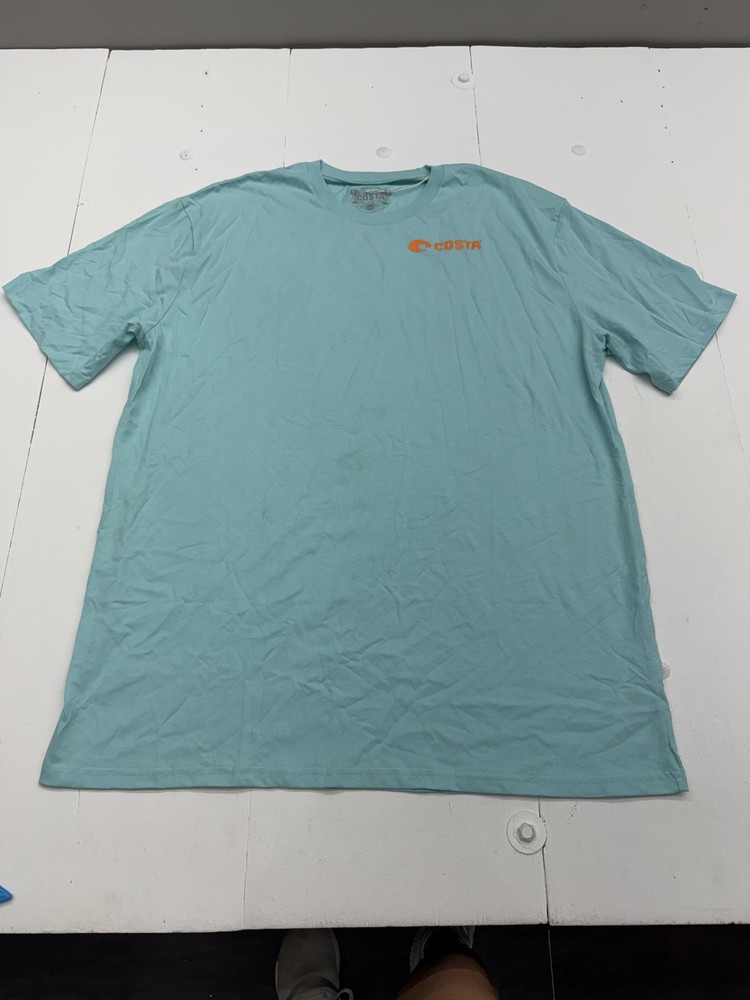 Costa Del Mar Shirt Mens 3XL Blue Catch Release Repeat Fishing Graphic Tee