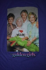 Golden Girls Mens Crocodile Graphic Group Photo Tee Shirt New M, L, 2XL, 3XL