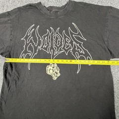 Darc Sport Wolves T Shirt Mens 2XL Black Spell out Grunge