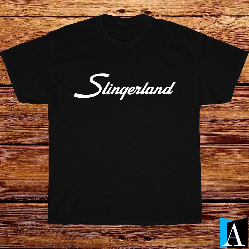 New Shirt Slingerland Drums Kit Music Logo Black/Grey/White/Navy T-Shirt S-3XL