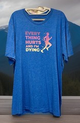 Lightweight Men’s Running T-Shirt, Short Sleeve, XL Cotton/Poly Blend