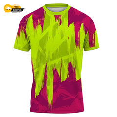 Men Quick Dry Gym T Shirt Short Sleeve Sports Running Training Fitness Breathabl