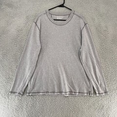 Coolibar Long Sleeve Shirt Mens Large Bamboo UPF 50 Gray Stretch Everyday
