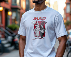 MAD Spy vs Spy Graphic T-Shirt Vintage Retro Comic Duo Tee A502