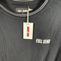 Full Send Nelk Boys Logo Black Premium Tee Size Large NWT