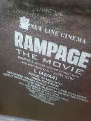 Rampage The Movie Mens T Shirt L Arcade Game 1986 Vintage Soft Cotton Never Worn