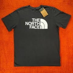THE NORTH FACE T-Shirt Mens LARGE SS Half Dome Short Sleeve Crew Neck Black NEW