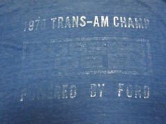 Vintage Ford Mustang Boss 302 1970 Trans-Am Champ T Shirt (XL) Original Racing