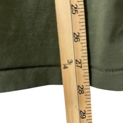 For Days Mens 100% Organic Cotton Long Sleeve Crew Neck Tee Olive Green Large