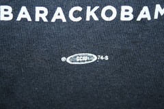 BARAK OBAMA Joe Biden 2008 Presidential Campaign T-SHIRT L Union Made In USA
