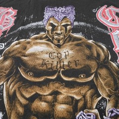 1993 Body Count Cop Killer Cutoff Sleeveless T Shirt Black Modern Medium Metal