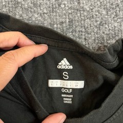 Adidas T-Shirt Mens Size S Black Golf Short Sleeve Embroidered Logo Athletic